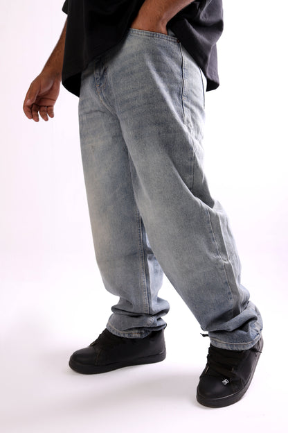 Baggy Jeans Washed Grey