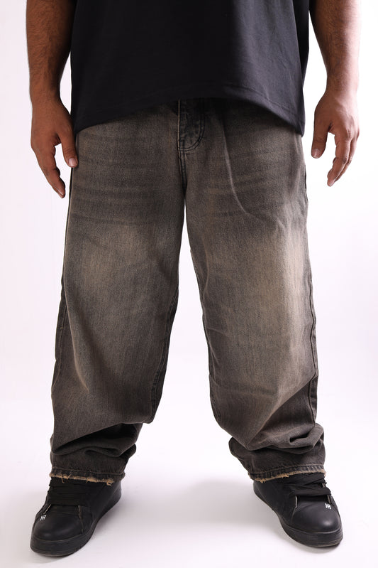 baggy jeans chrocal black