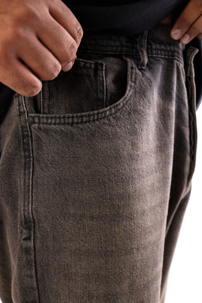 baggy jeans chrocal black